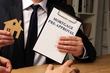 loan originator holding pre-approval letter